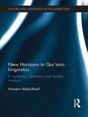 cover image of New Horizons in Qur'anic Linguistics